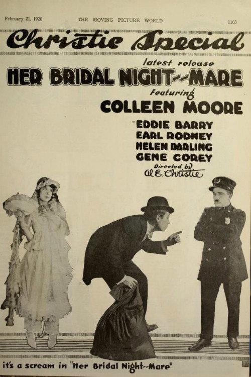Her Bridal Night-Mare 1920 official movie poster