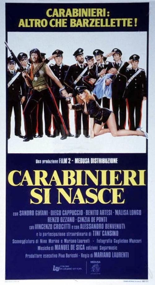 Carabinieri si nasce 1985 official movie poster