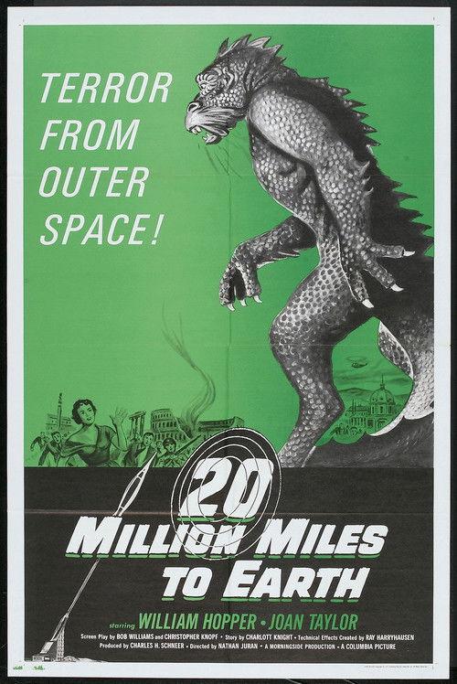 20 Million Miles to Earth 1957 official movie poster