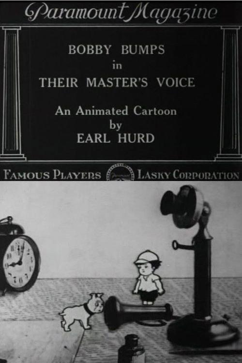 Bobby Bumps in Their Master's Voice 1919 official movie poster