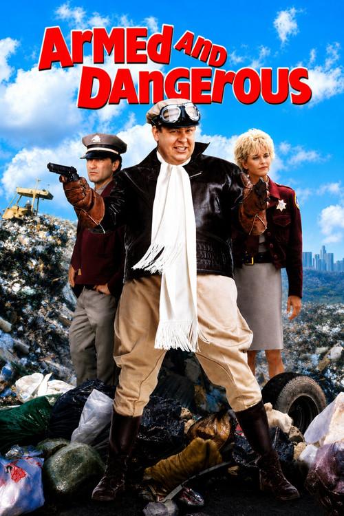 Armed and Dangerous 1986 official movie poster