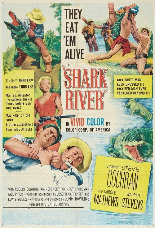 Shark River 1953 official movie poster