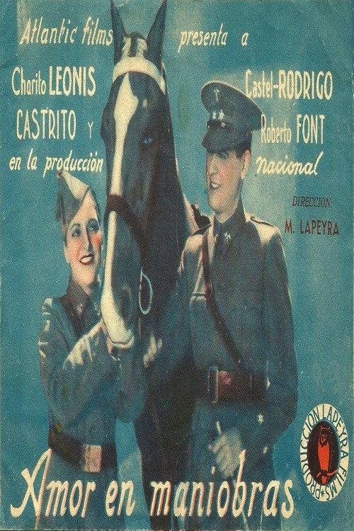 Amor en maniobras 1936 official movie poster