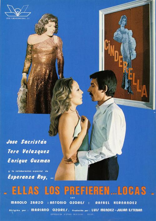 Ellas los prefieren... locas 1976 official movie poster