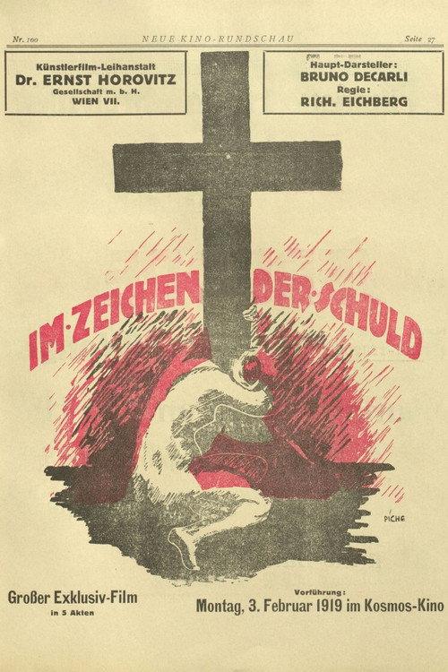Im Zeichen der Schuld 1918 official movie poster