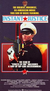 Instant Justice 1986 official movie poster