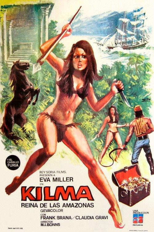 Kilma, Queen of the Amazons 1976 official movie poster