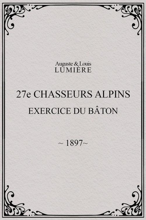 27th Chasseurs Alpins: Staff Exercise 1897 official movie poster