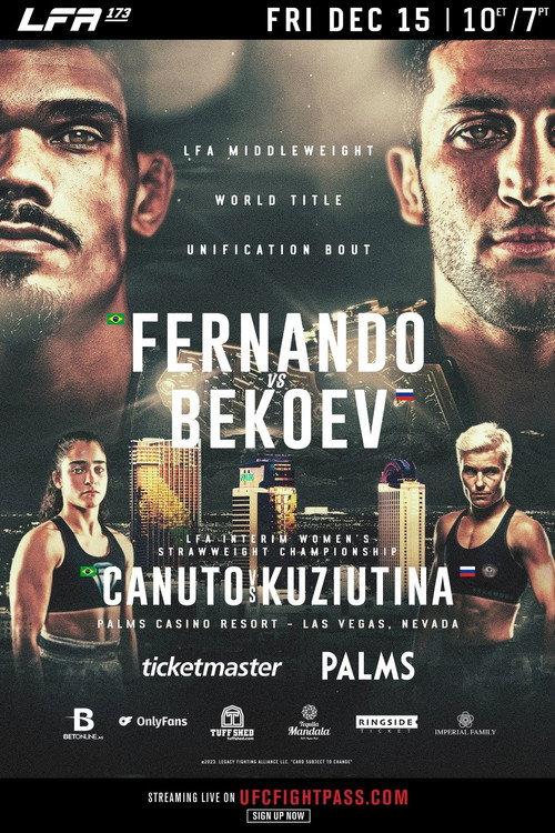 LFA 173: Fernando vs. Bekoev 2023 official movie poster