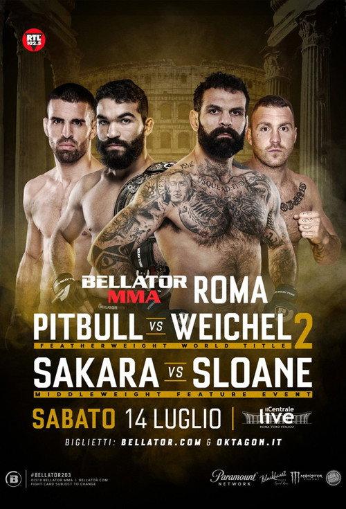 Bellator 203: Pitbull vs. Weichel 2 2018 official movie poster