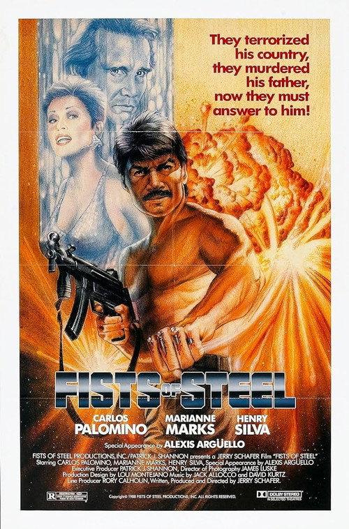 Fists Of Steel 1989 official movie poster