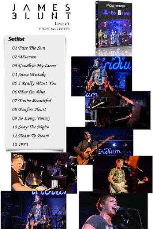 James Blunt - Live at Front And Center 2015 official movie poster