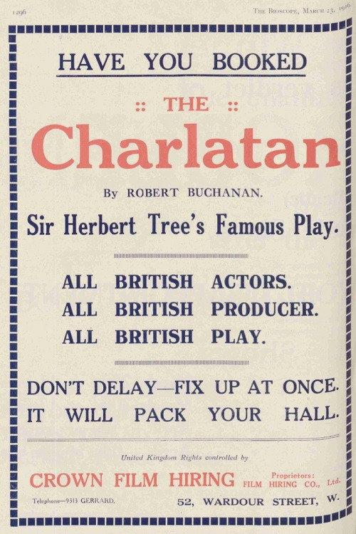 The Charlatan 1916 official movie poster