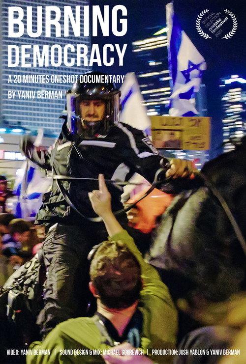 Burning Democracy 2023 official movie poster