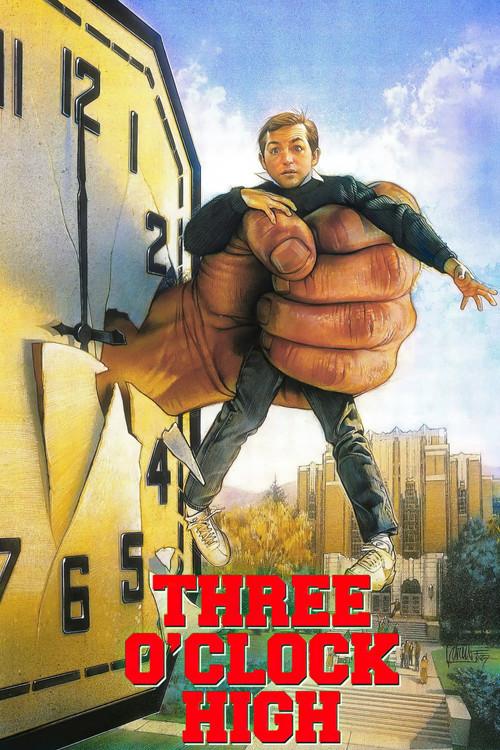 Three O'Clock High 1987 official movie poster