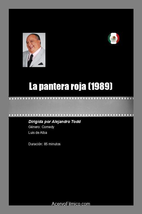 La pantera roja 1989 official movie poster