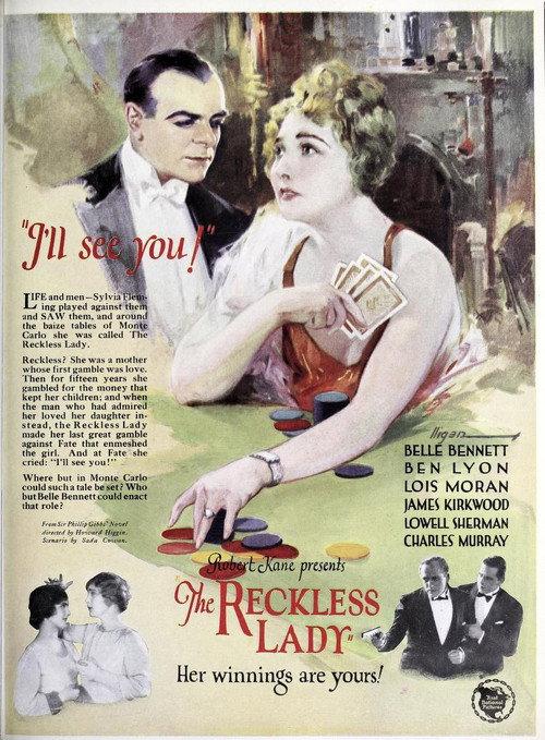 The Reckless Lady 1926 official movie poster