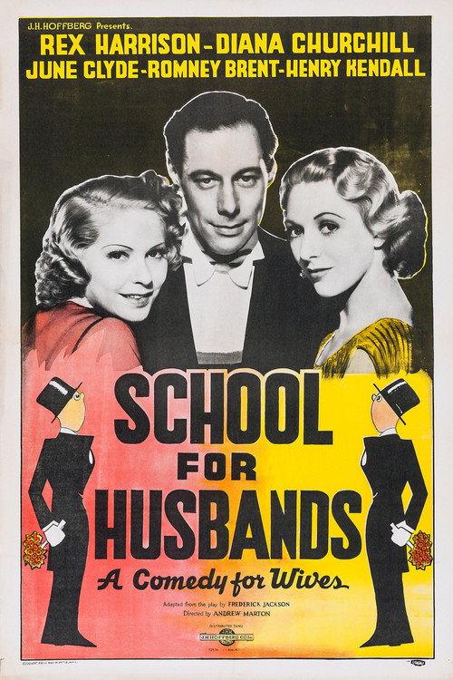 School for Husbands 1937 official movie poster