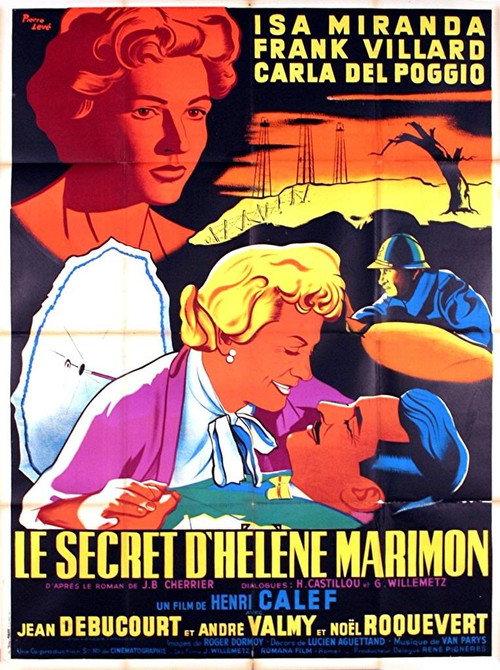The Secret of Helene Marimon 1954 official movie poster