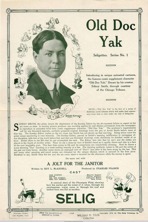 A Jolt for the Janitor 1913 official movie poster