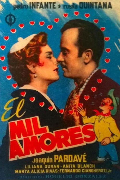 El mil amores 1954 official movie poster