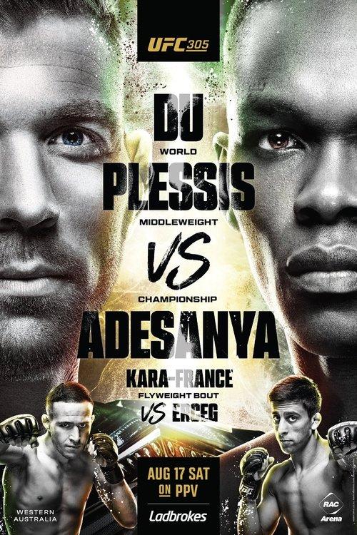 UFC 305: du Plessis vs. Adesanya 2024 official movie poster