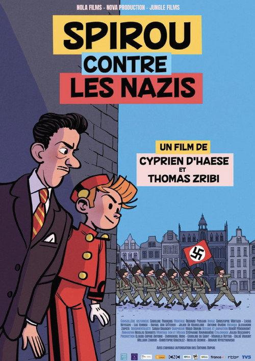 Spirou contre les nazis 2026 official movie poster