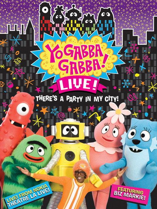 Yo Gabba Gabba: There's a Party in My City! Live Concert 2012 official movie poster