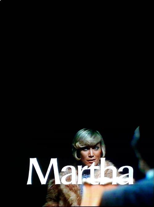 Martha 1974 official movie poster
