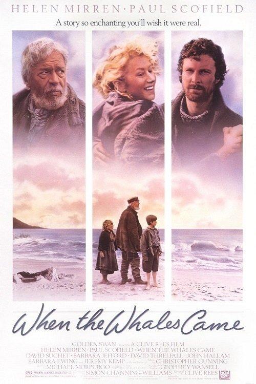 When the Whales Came 1989 official movie poster