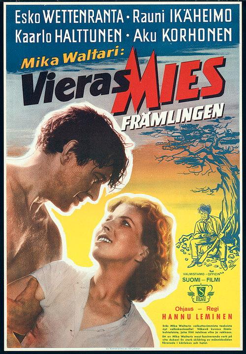 Vieras mies 1957 official movie poster