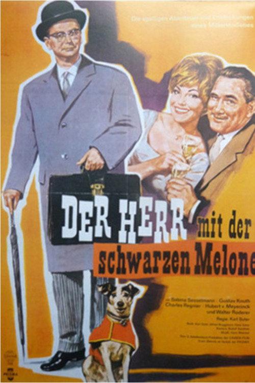 Der Herr mit der schwarzen Melone 1960 official movie poster