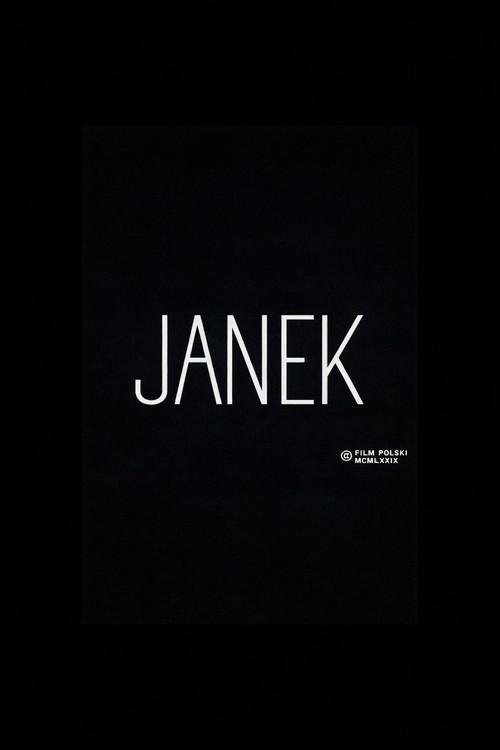 Janek 1979 official movie poster