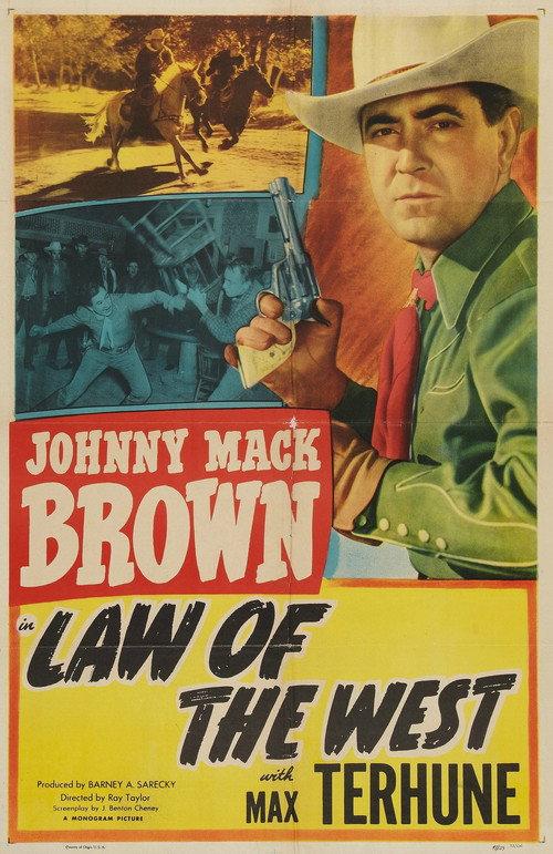Law of the West 1949 official movie poster