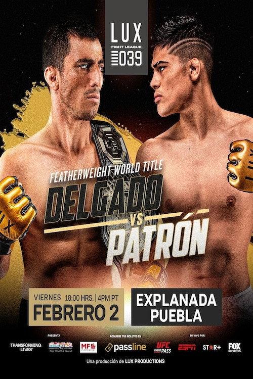 LUX Fight League 039 2024 official movie poster