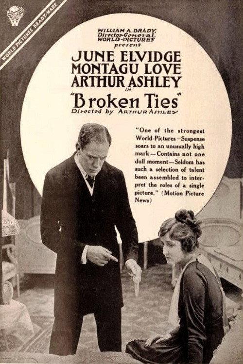 Broken Ties 1918 official movie poster