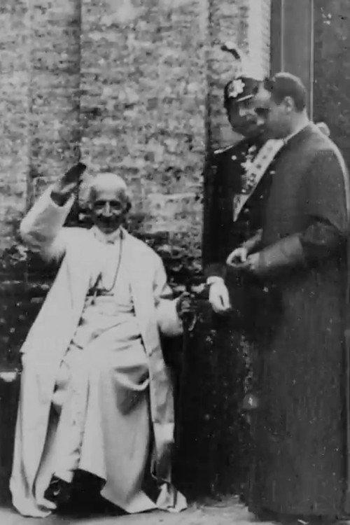 Pope Leo XIII Leaving Carriage and Being Ushered Into Garden, No. 104 1898 official movie poster