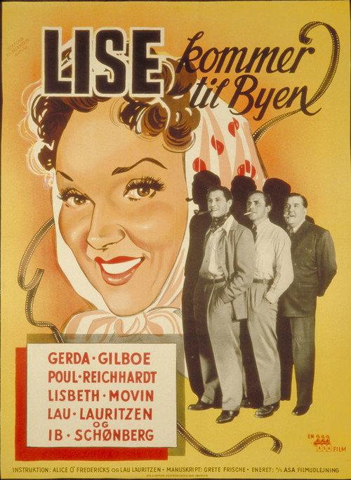 Lise kommer til byen 1947 official movie poster
