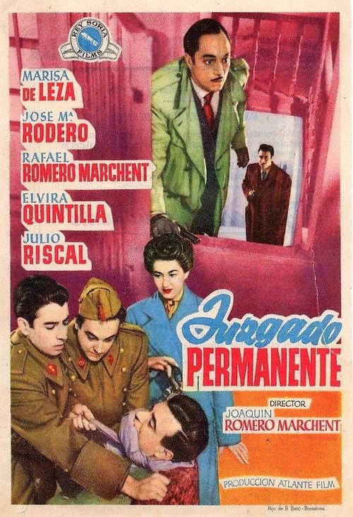 Juzgado permanente 1953 official movie poster
