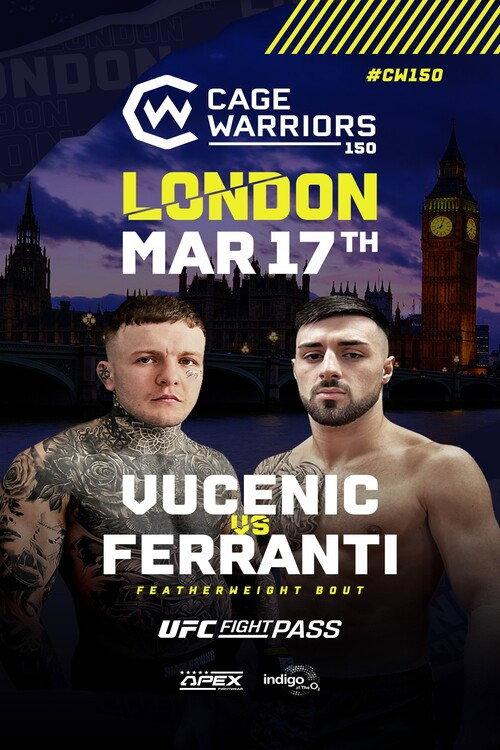 Cage Warriors 150: London 2023 official movie poster