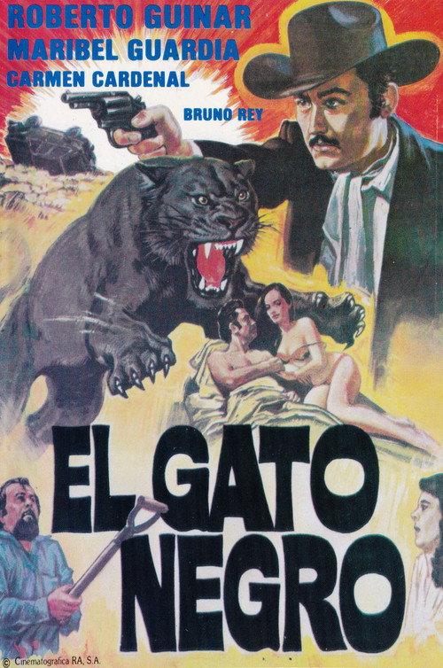 El Gato Negro 1987 official movie poster