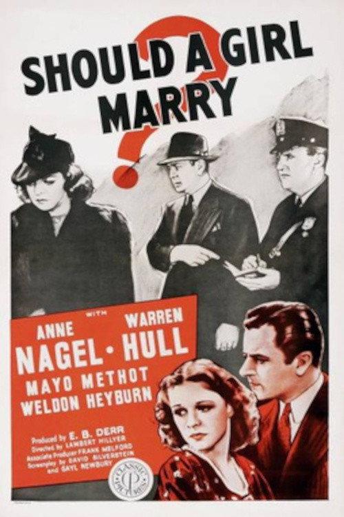 Should a Girl Marry? 1939 official movie poster