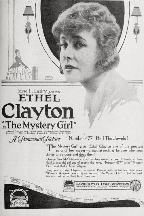The Mystery Girl 1918 official movie poster