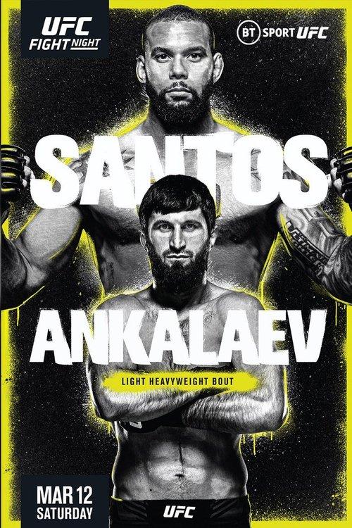 UFC Fight Night 203: Santos vs. Ankalaev 2022 official movie poster