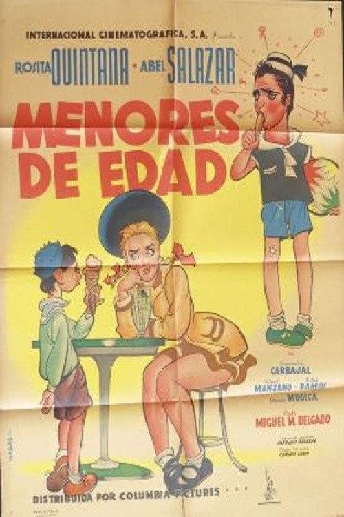 Menores de edad 1951 official movie poster