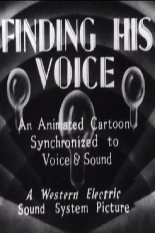 Finding His Voice 1929 official movie poster