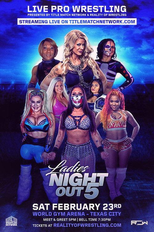 ROW Ladies Night Out 5 2019 official movie poster