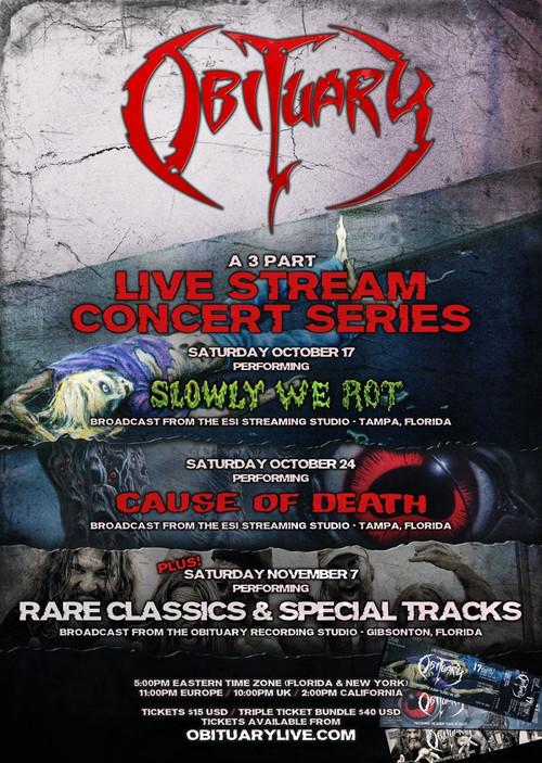 Obituary - Rare Classics & Special Tracks Live Stream 2020 official movie poster