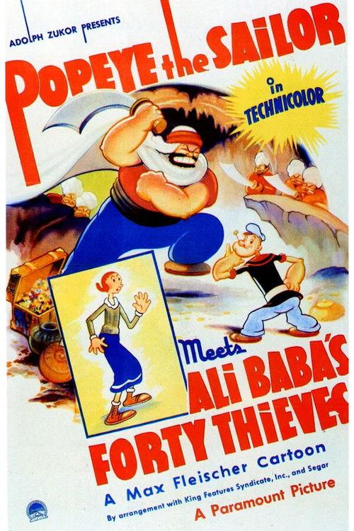 Popeye the Sailor Meets Ali Baba's Forty Thieves 1937 official movie poster