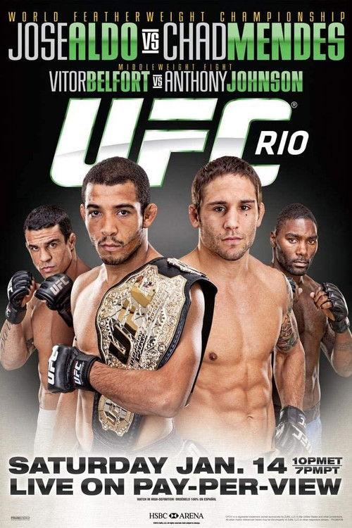 UFC 142: Aldo vs. Mendes 2012 official movie poster